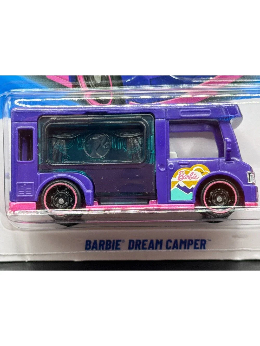 Hot Wheels Barbie Dream Camper Purple Mattel 1/5 Diecast Mint Card 21/250